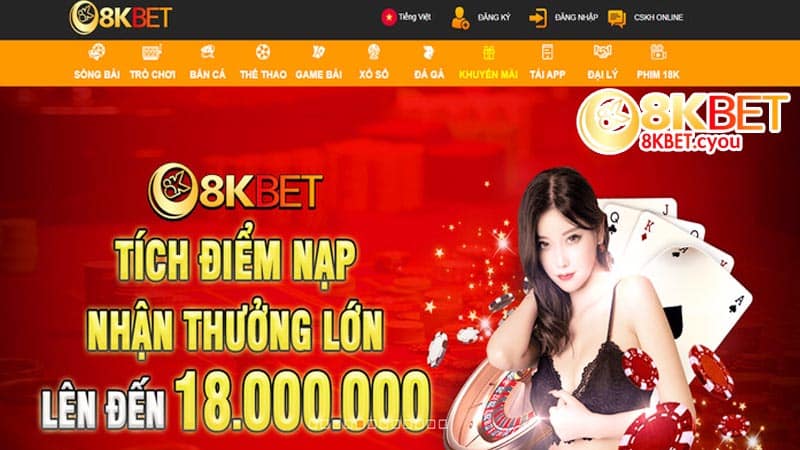 Cơ hội kiếm tiền thật dễ dàng khi tham gia chơi tại 8kbet