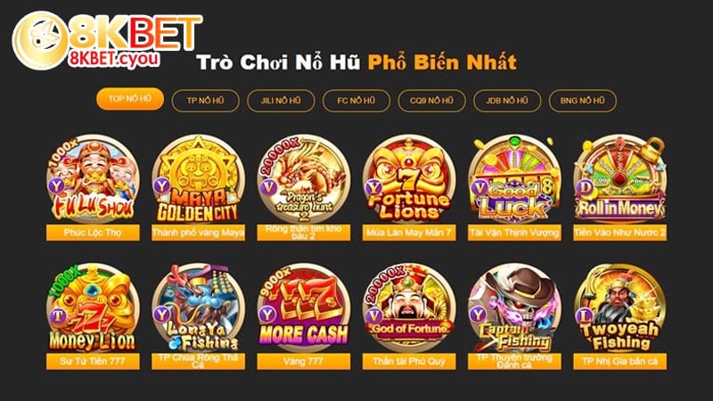 Khám phá kho trò chơi khổng lồ tại trang web