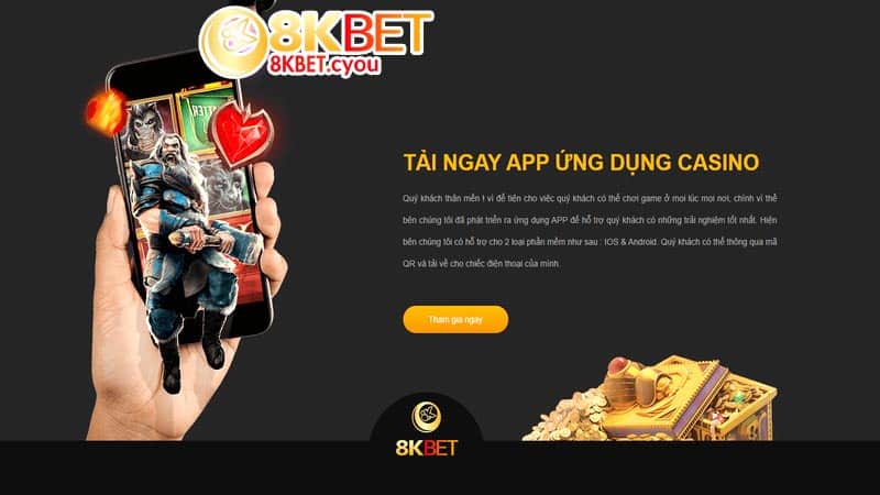 Ưu điểm của việc chơi game 8kbet qua điện thoại 